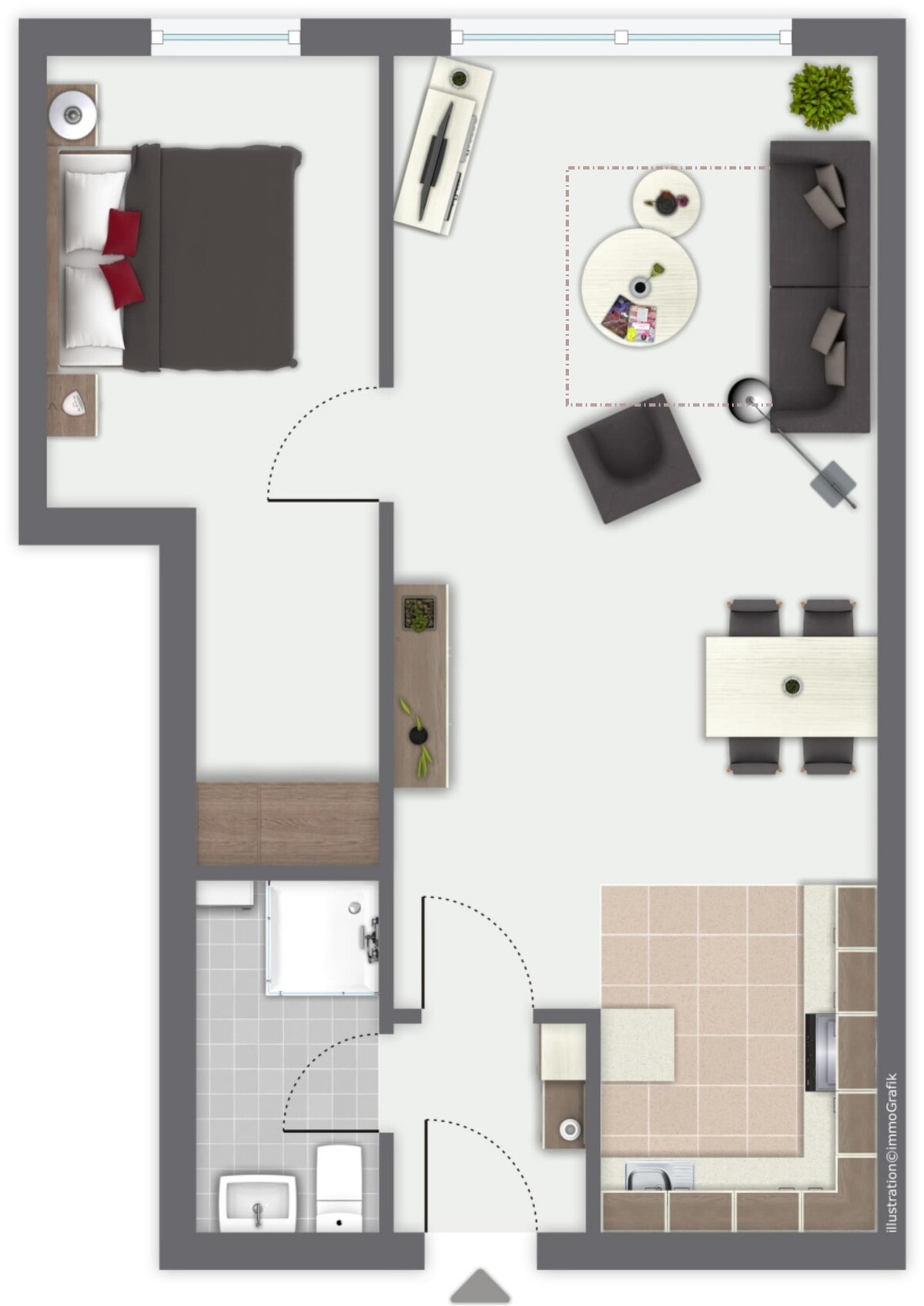 Ferienwohnung/App. für 3 Gäste mit 39m² in Fehmarn (76250)