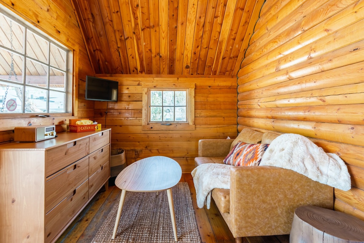 Rustic River Glamping Cabin for 2! Pet-friendly!