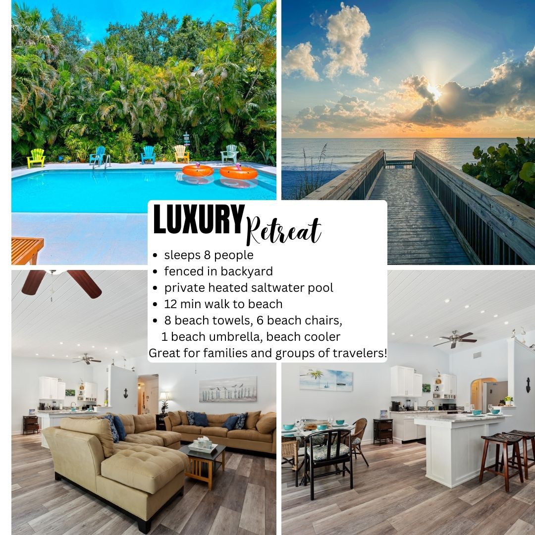 Luxury Retreat w Private Pool + Wi-Fi / Vero Beach