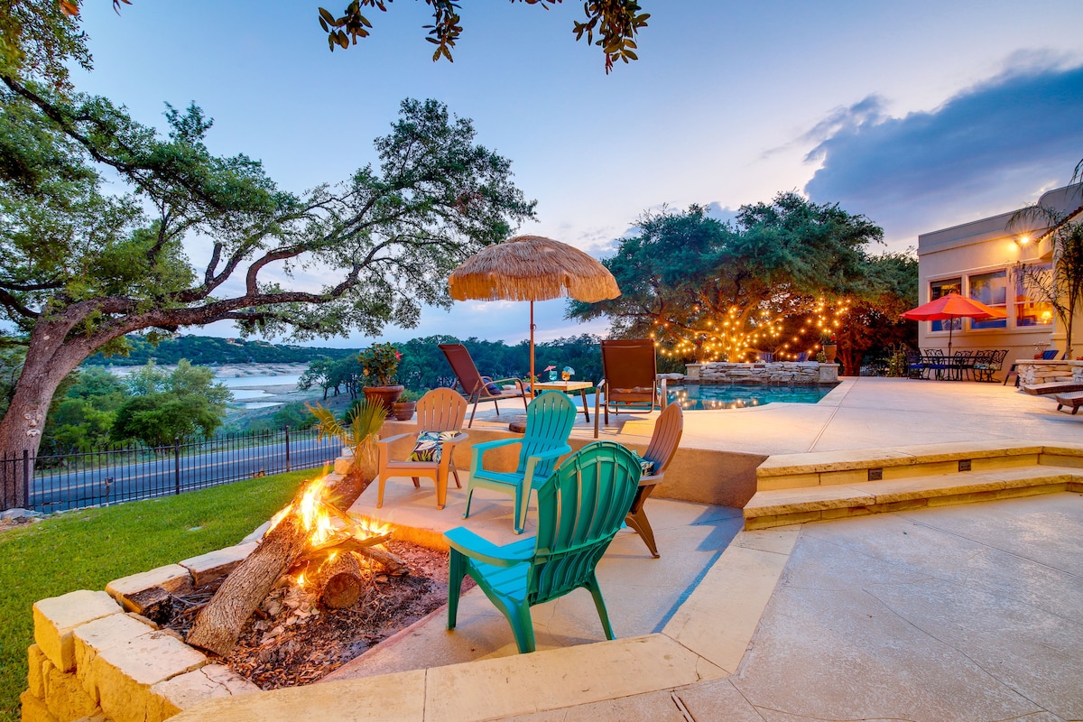 Luxe Lake Travis Vacation Rental w/ Heated Pool