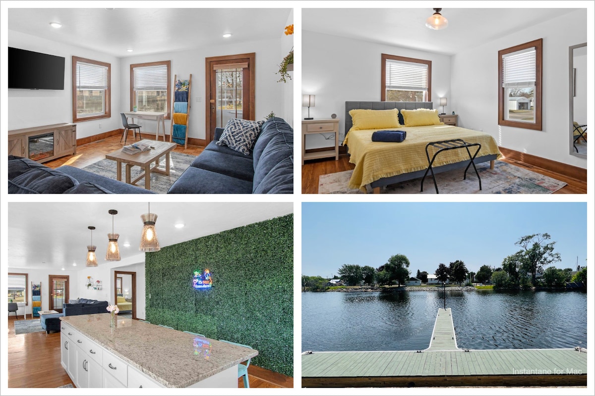 Riverfront! Kayaks! Bay Access! Sleeps 15!