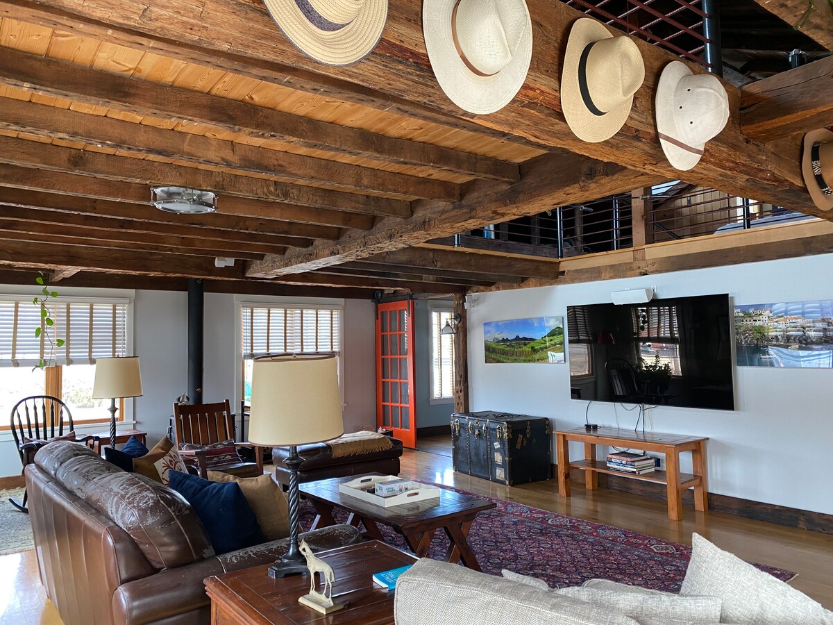 Magical Post and Beam Loft Downtown Newport!