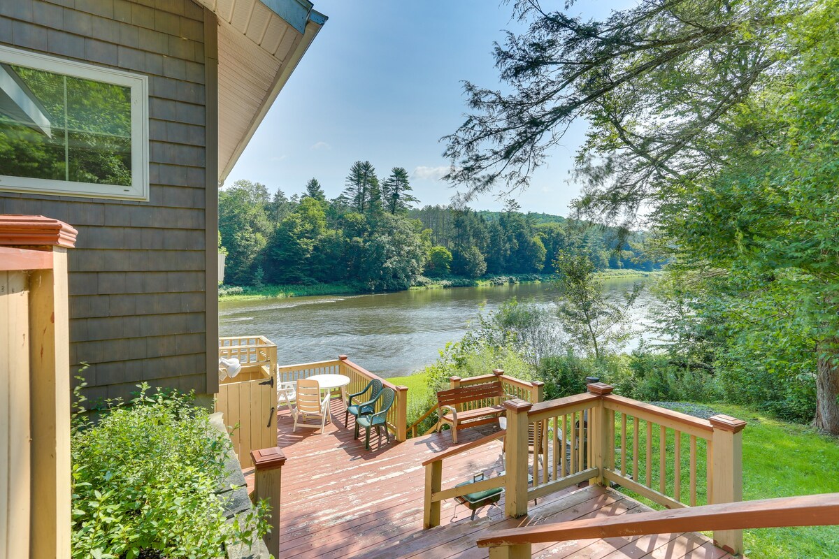 Pet-Friendly Hancock Home on the Delaware River!