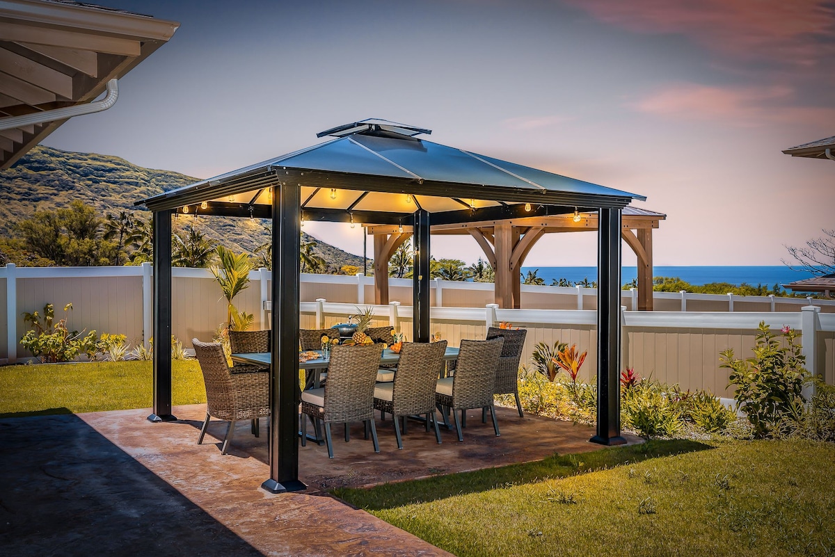 @ML Ocean view, Golf, Gazebo and BBQ, we have all!