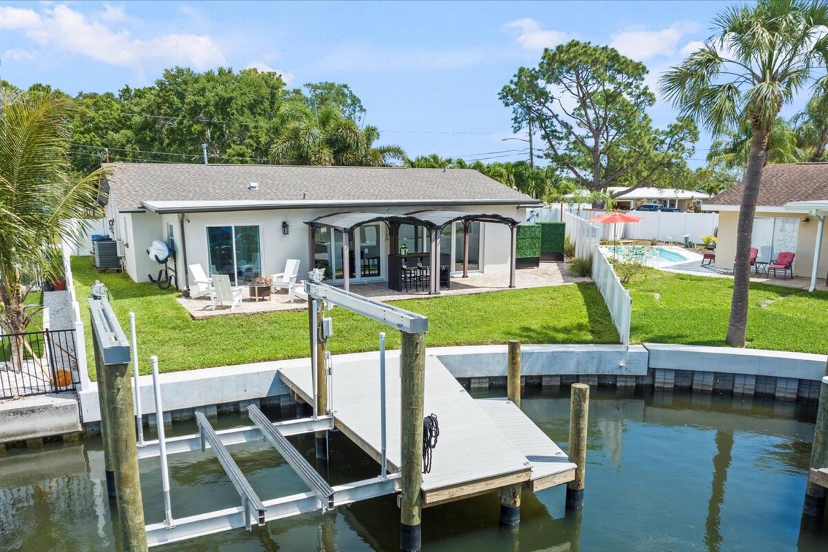 Waterfront Oasis with Pool and dock