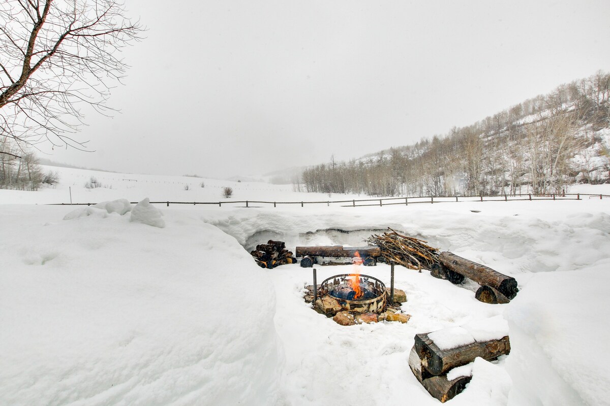 Cozy Mountain Home on 10 Acres w/ Fire Pit + Games