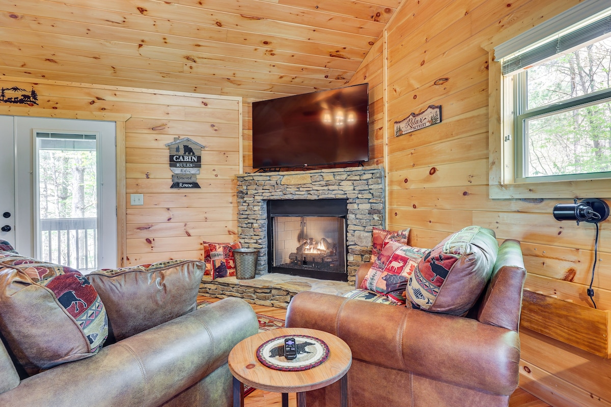 Blue Ridge Mountain Cabin Rental w/ Fire Pit!