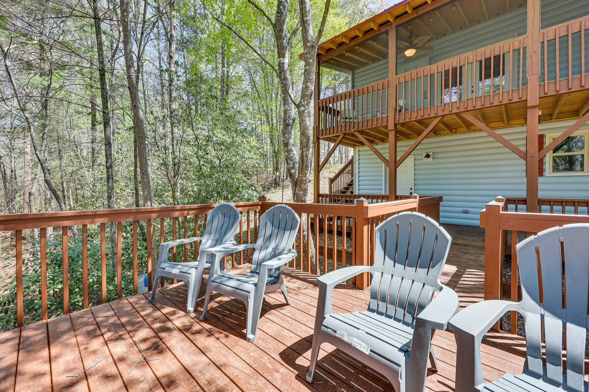 Blue Ridge Mountain Cabin Rental w/ Fire Pit!