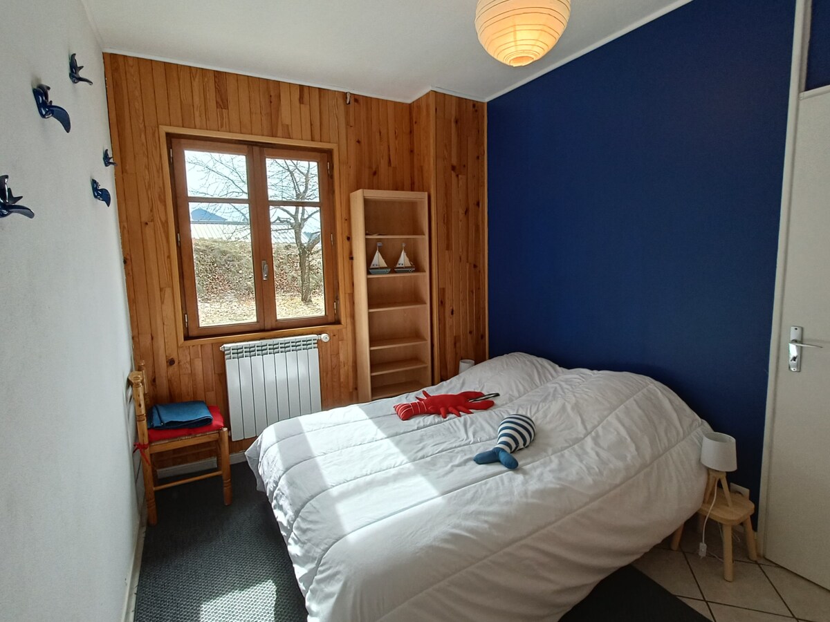 萨沃（ Savoie ）的家庭度假木屋，欣赏全景