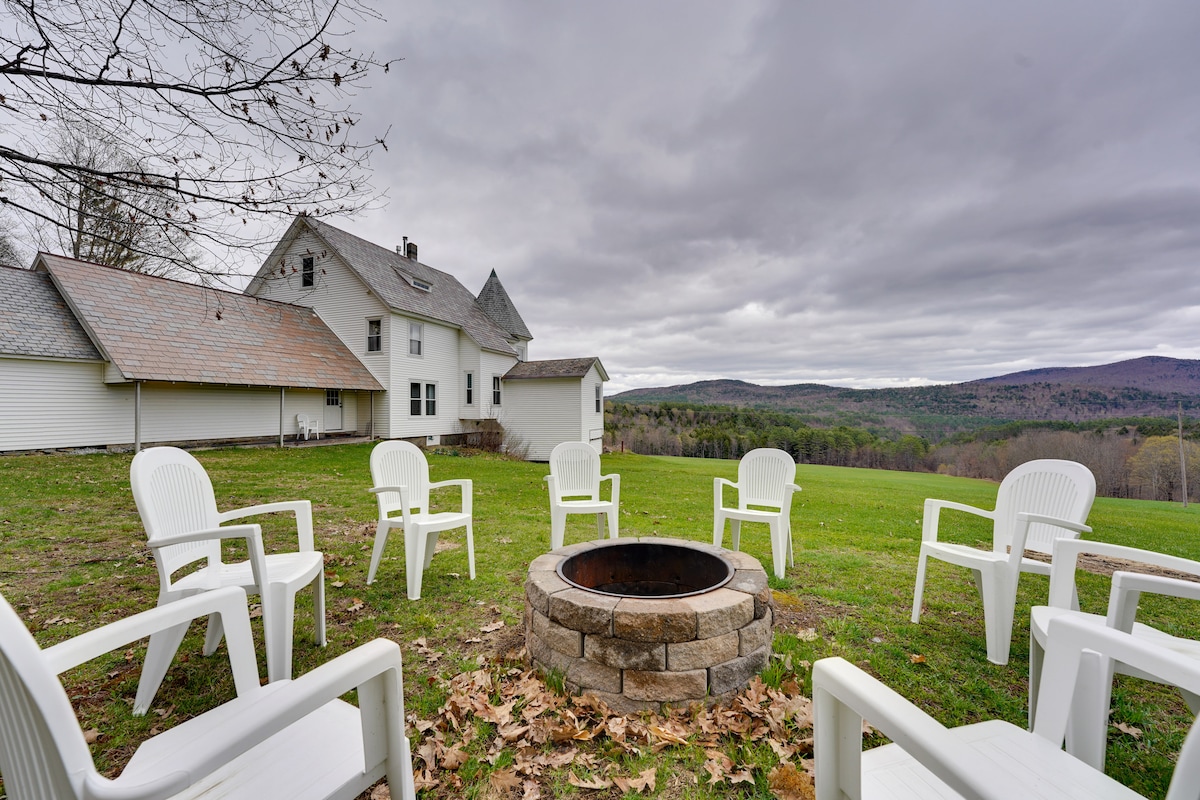 17-Acre Vermont Escape w/ Panoramic Mountain Views