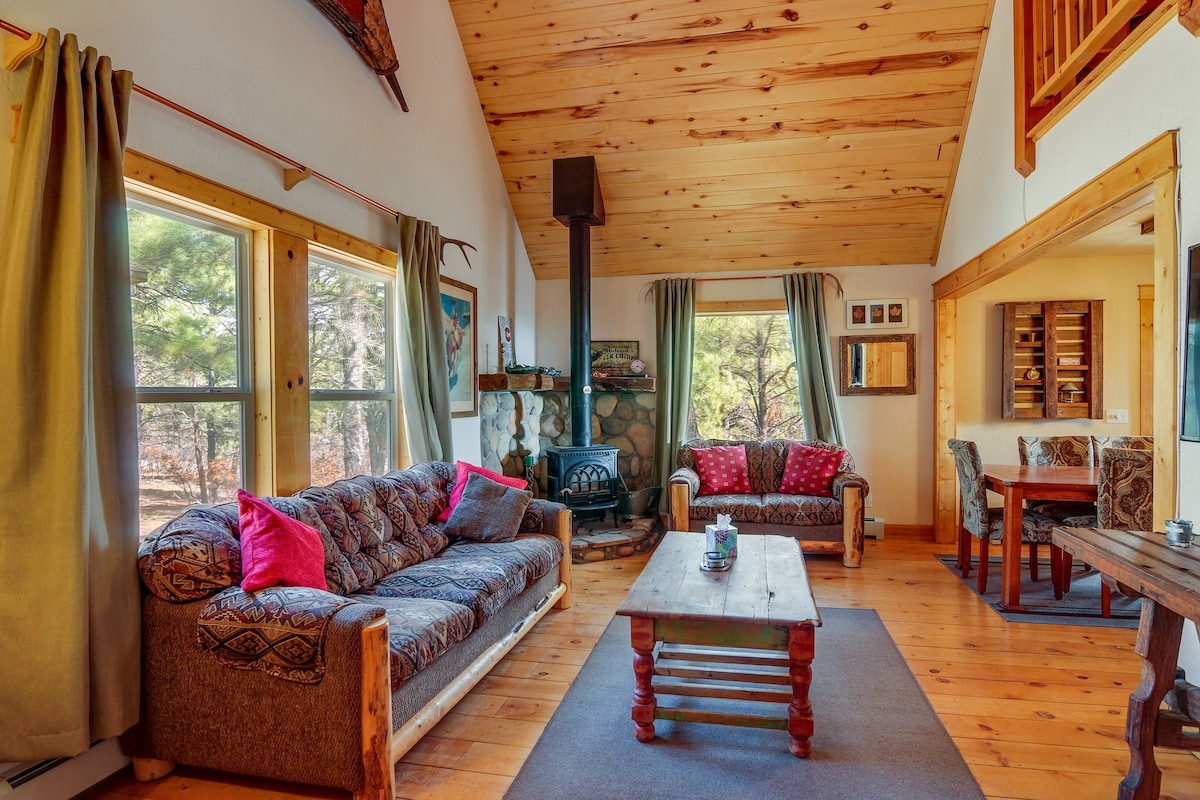 Rustic Pagosa Springs Cabin w/ Hot Tub + Game Room