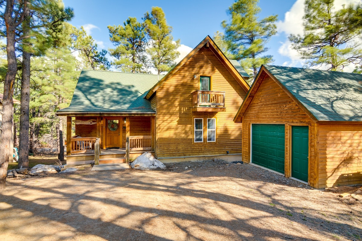 Rustic Pagosa Springs Cabin w/ Hot Tub + Game Room