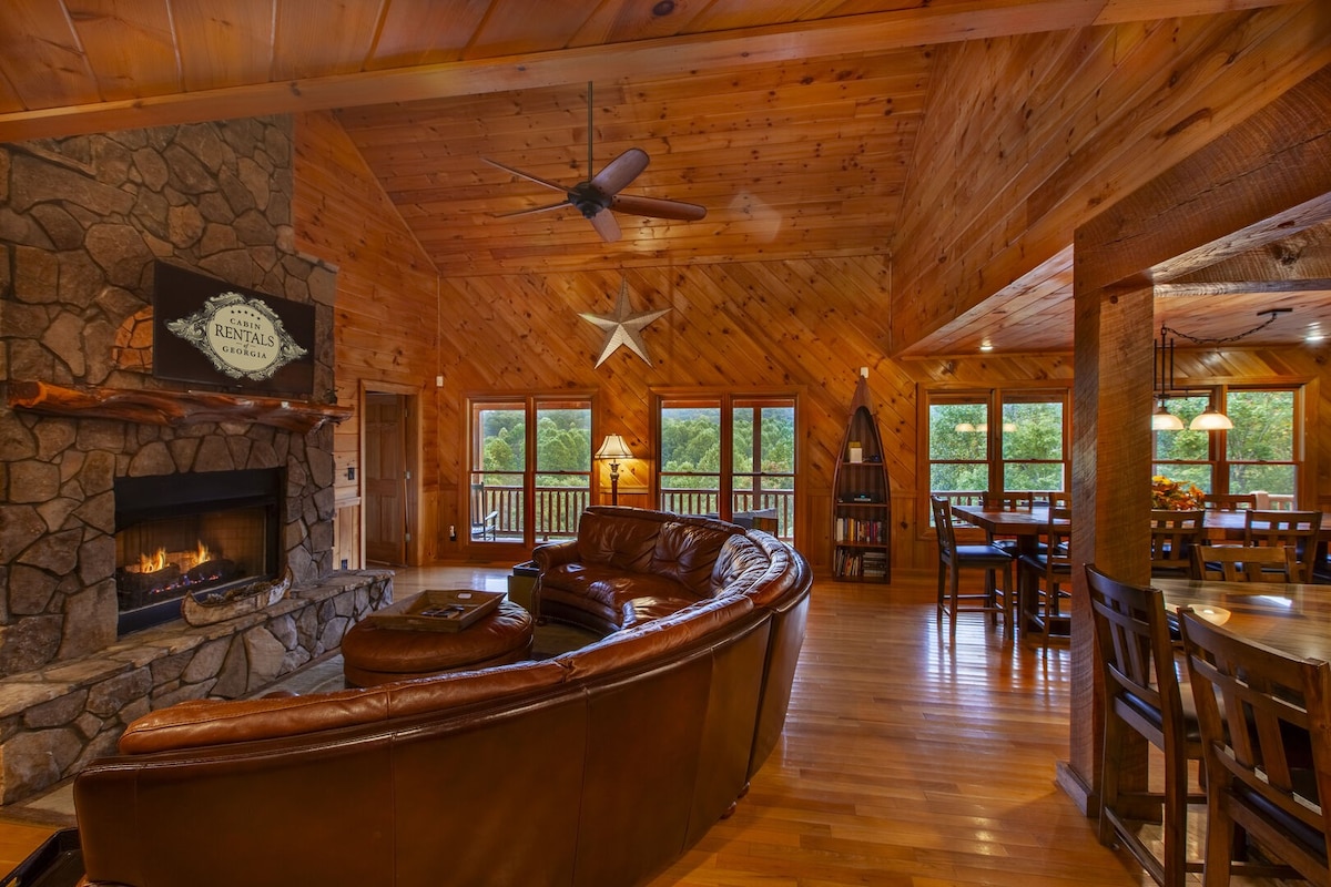 Luxry Cabin ~Gazebo/Fire Pit on River