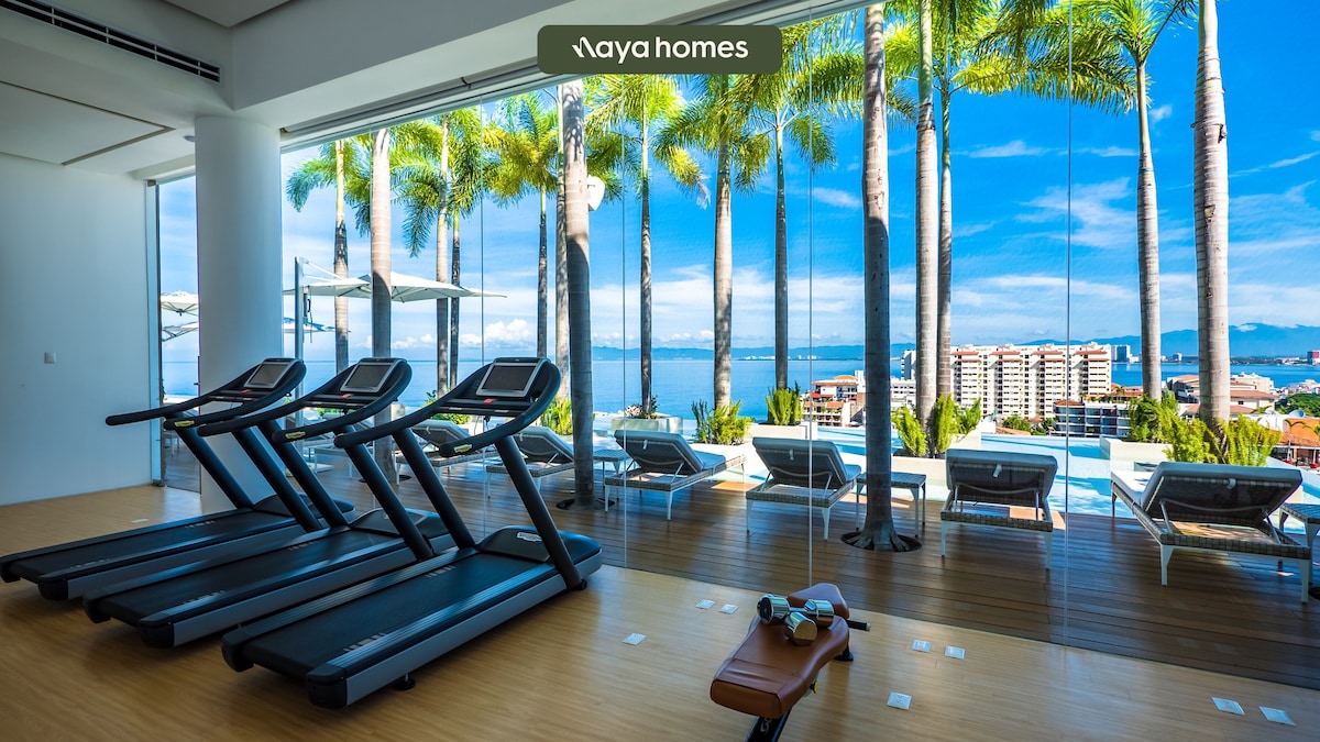Stylish King-Bed Unit - Pool - Ocean View - Gym
