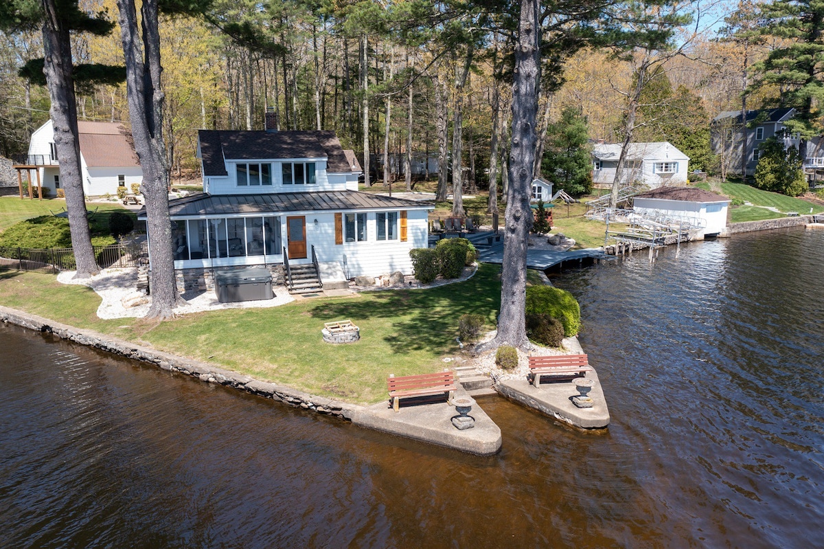 私人Sturbridge Lake House w/HotTub