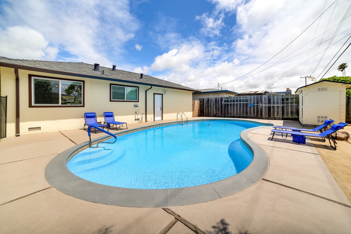 Salinas Home w/ Pool - Near WeatherTech Raceway!