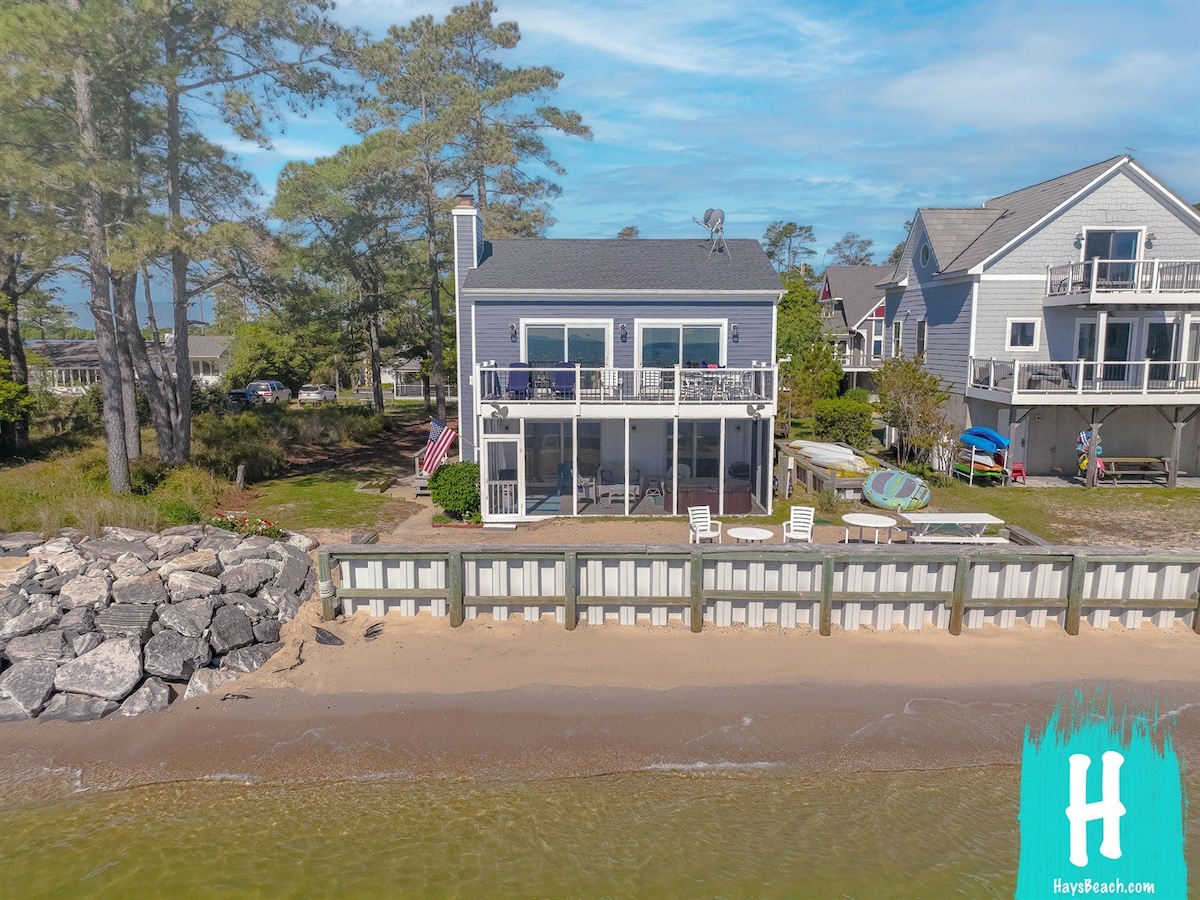 Hays Beach House - Hot Tub - Private Beach