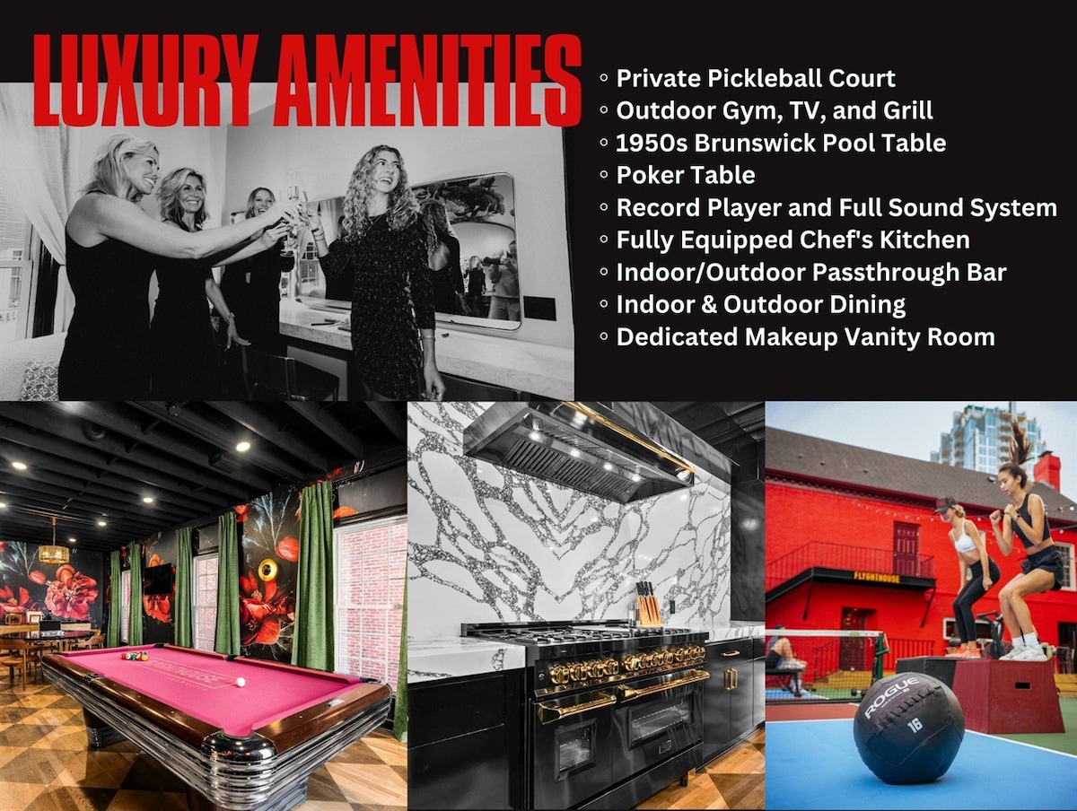 Private Pickleball & Luxury Amenities: FlyghtHouse