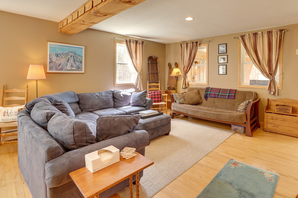 Spacious Jay Peak Vacation Rental w/ Mountain View