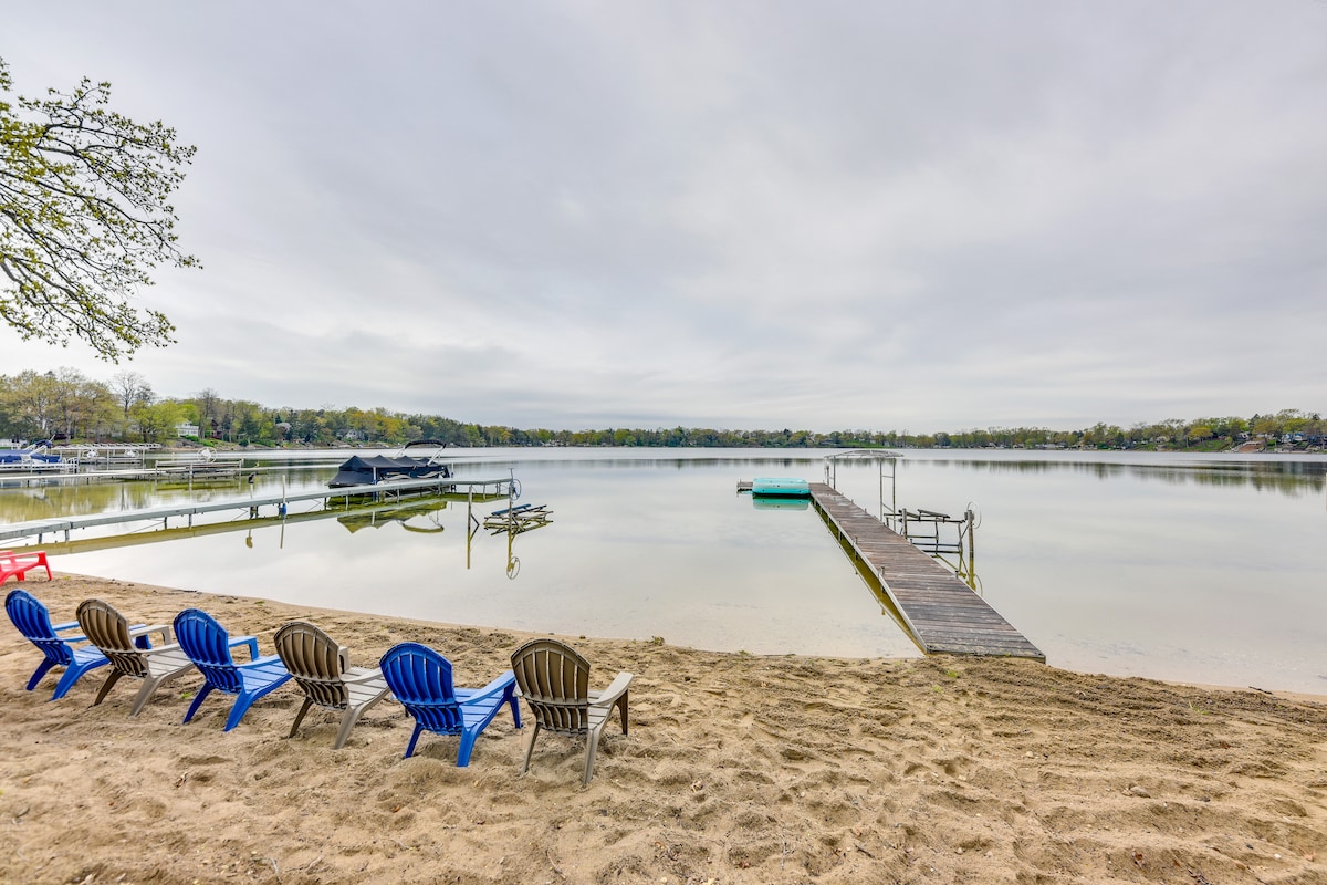 Lakefront Burlington Vacation Rental: Dock + Beach