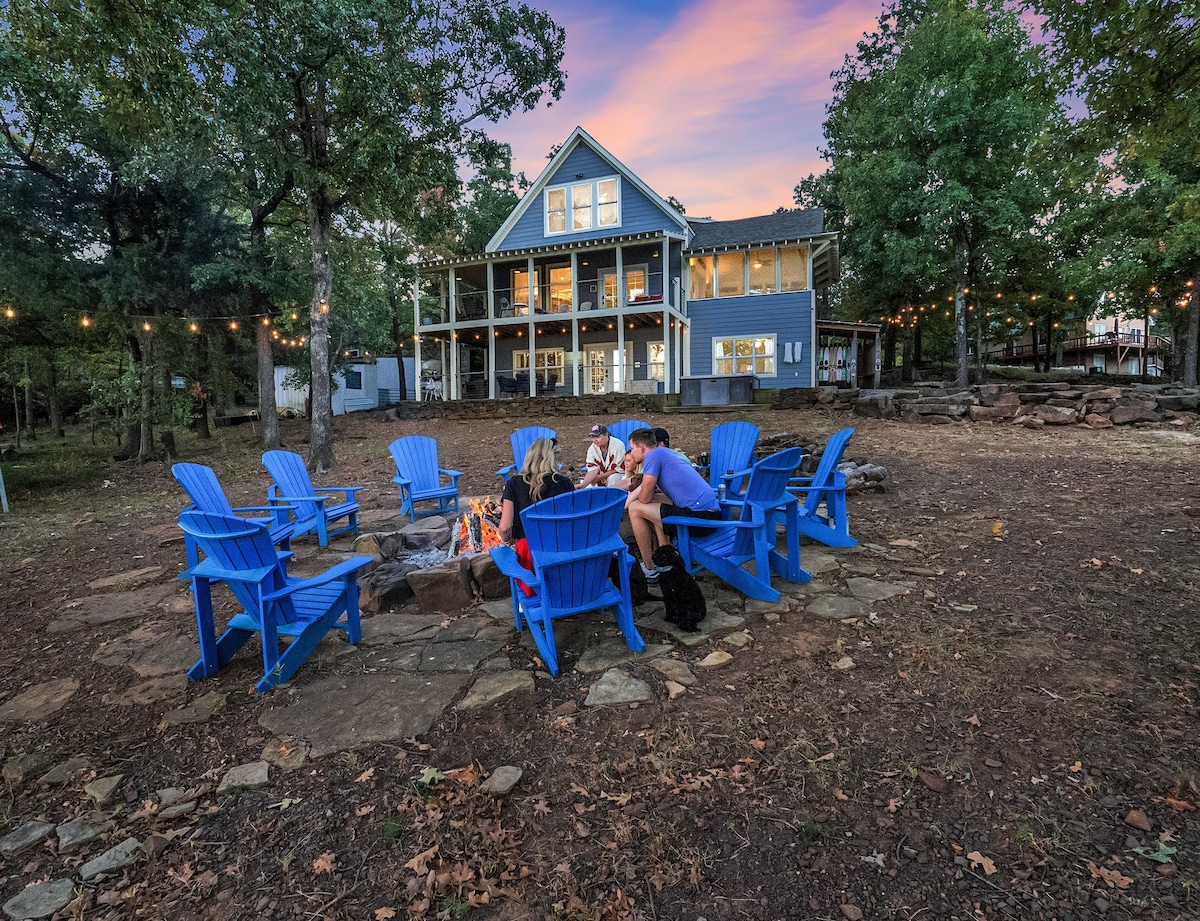 Huckleberry Lodge-Waterfront w/Dock-Lake Eufaula