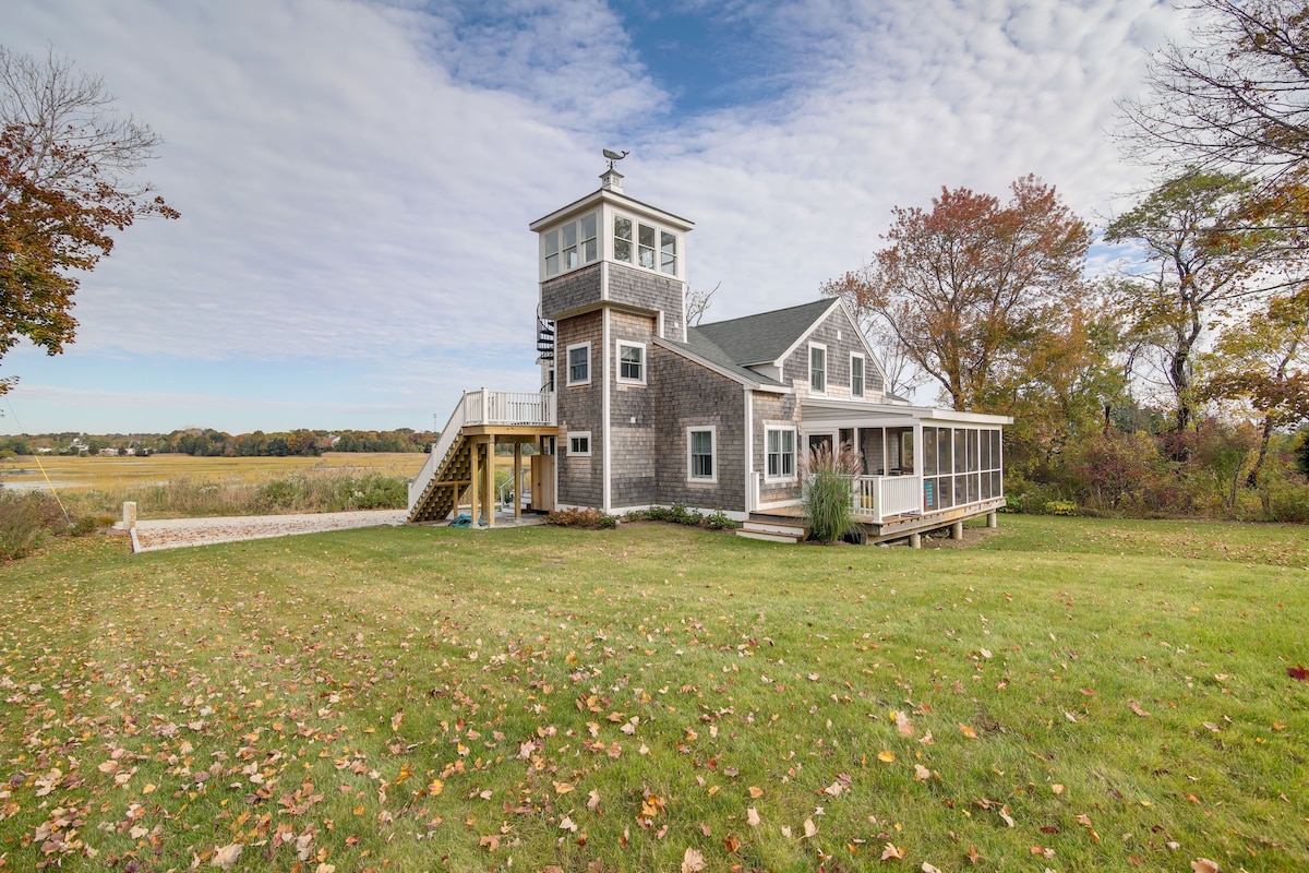 Unique Scituate Vacation Rental on Herring River!