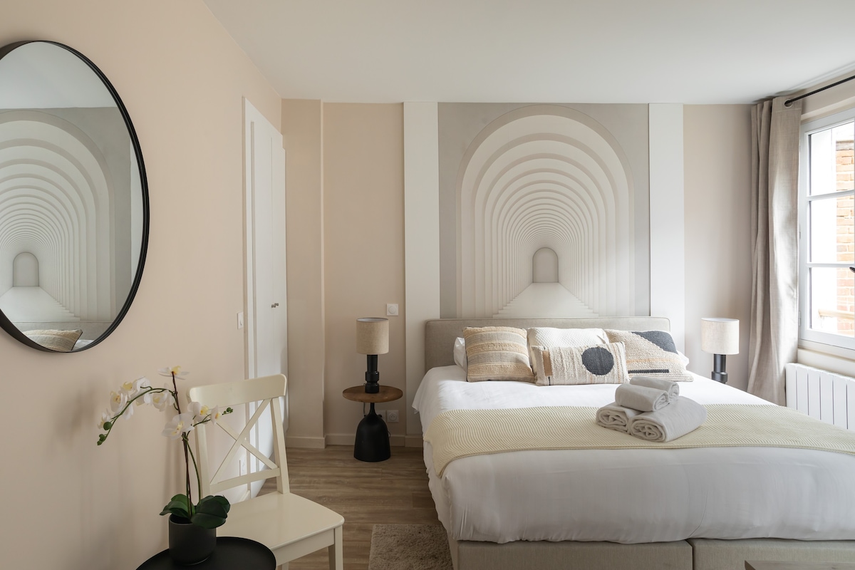 Suite Or - Appt in the historic center of Rennes