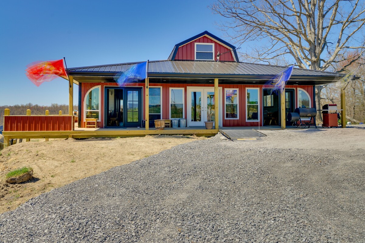 Scenic Ranch House w/ Fishing Pond!