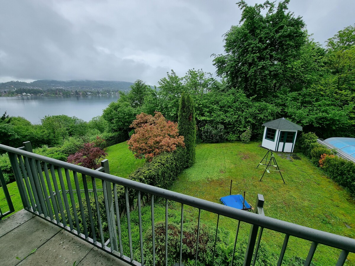 Maisonette公寓Wörthersee +湖泊景观+花园