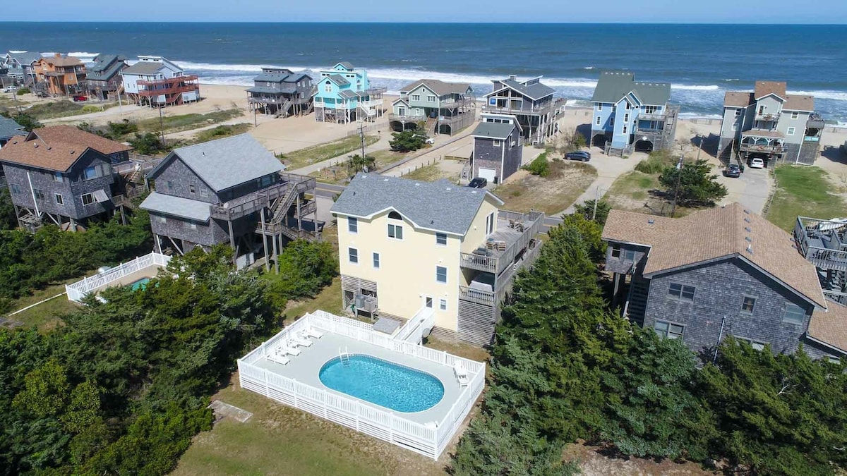 Semi Oceanfront | Beach Access | Pool | Hot Tub