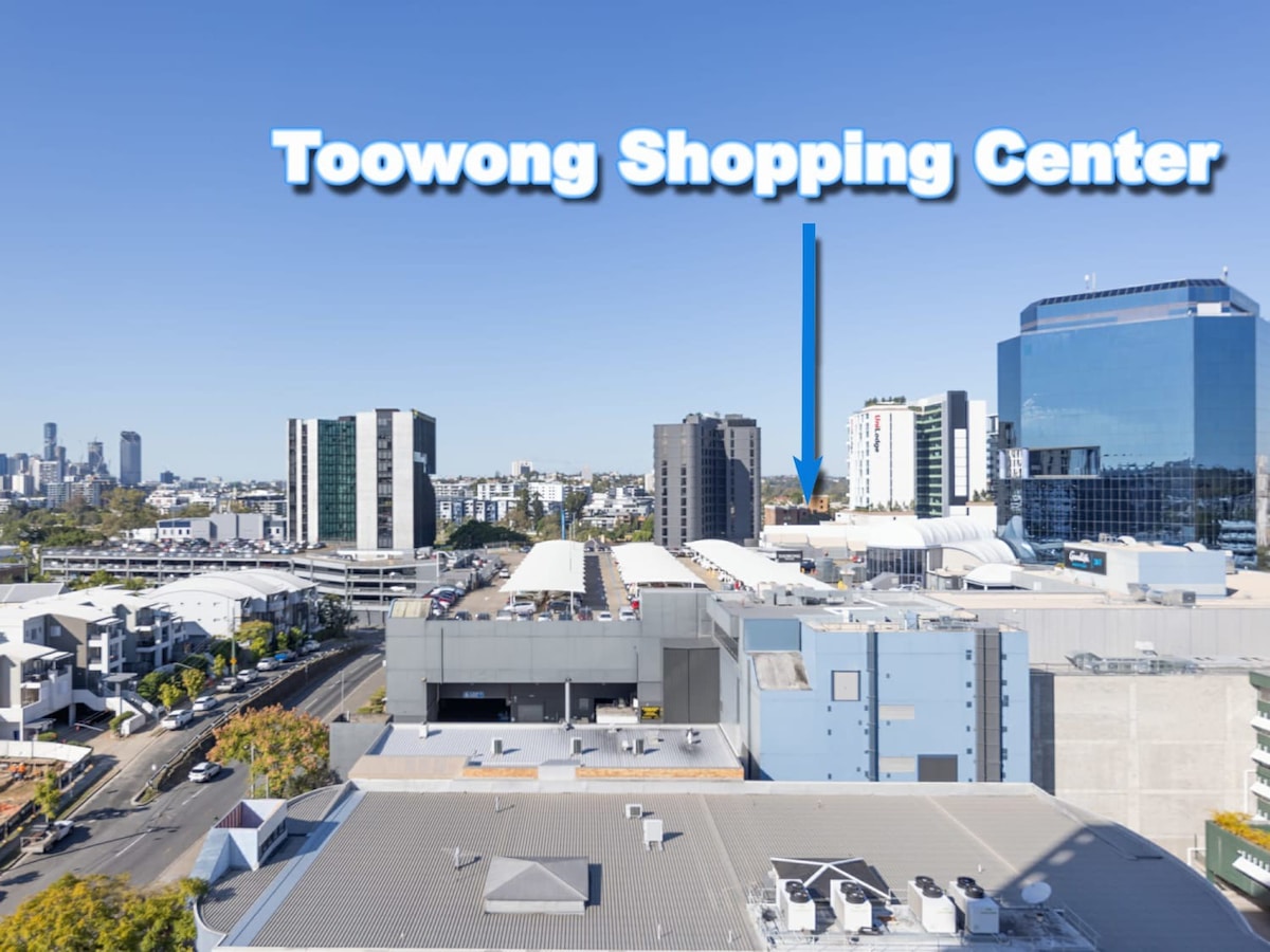 Toowong Central, Carpark+Wifi, Great value 1BR Apt