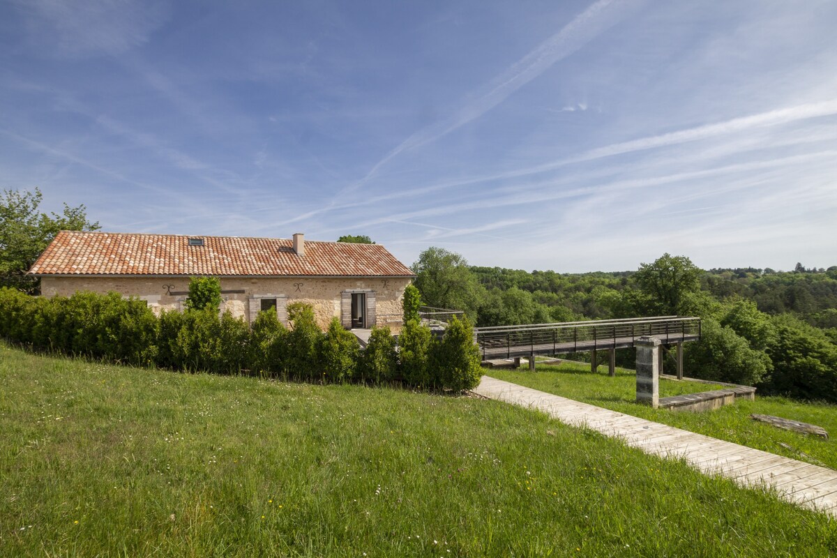 Villa Charmante au Périgord (10p) in Fouleix, Dord