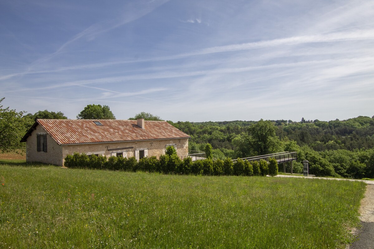 Villa Charmante au Périgord (10p) in Fouleix, Dord