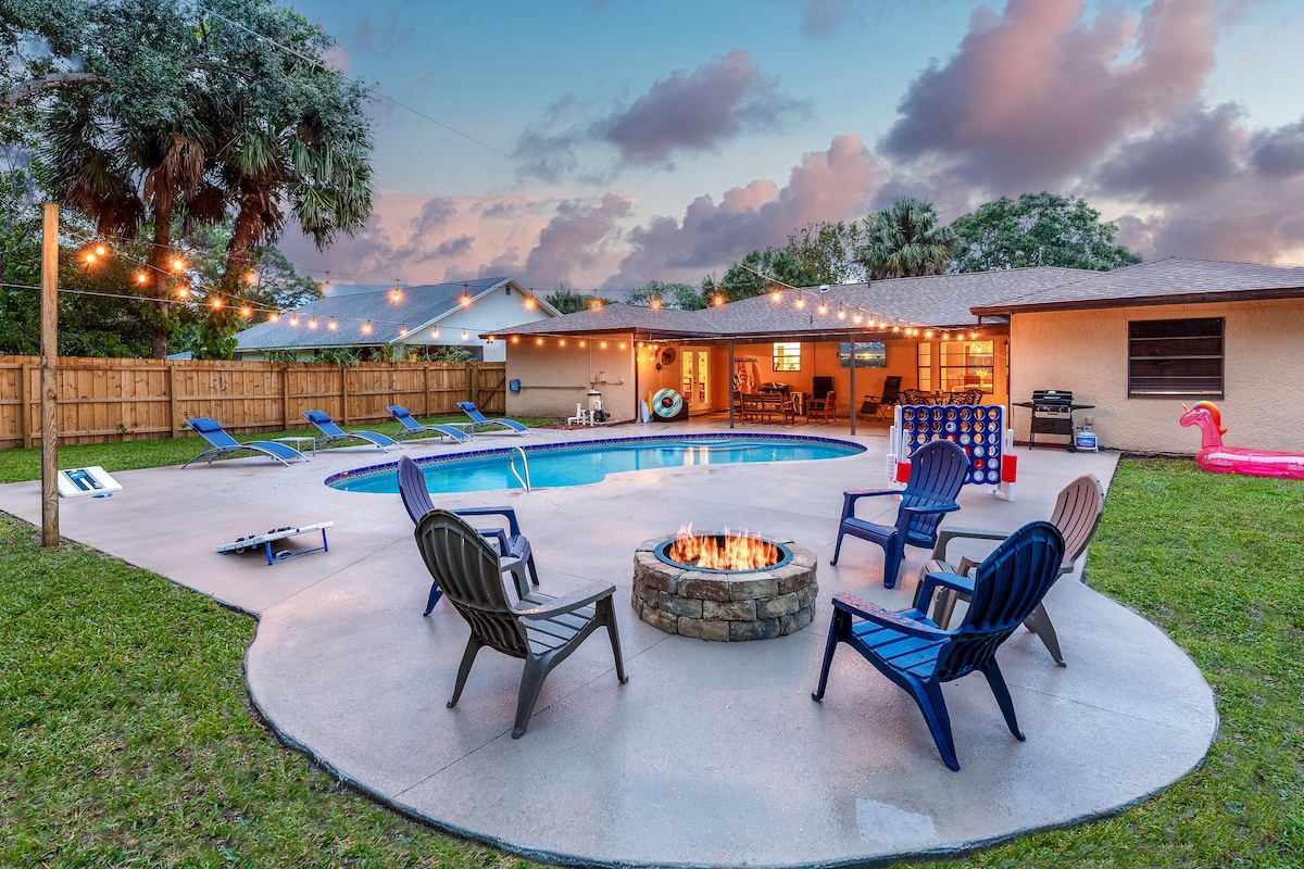 Private Pool, 4BDR & Game Room - Bay Bungalow