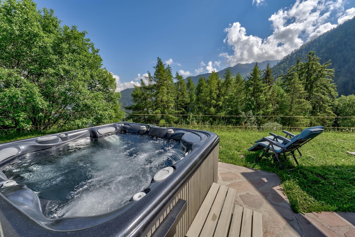 Chalet Flocon de Neige - jacuzzi - sauna