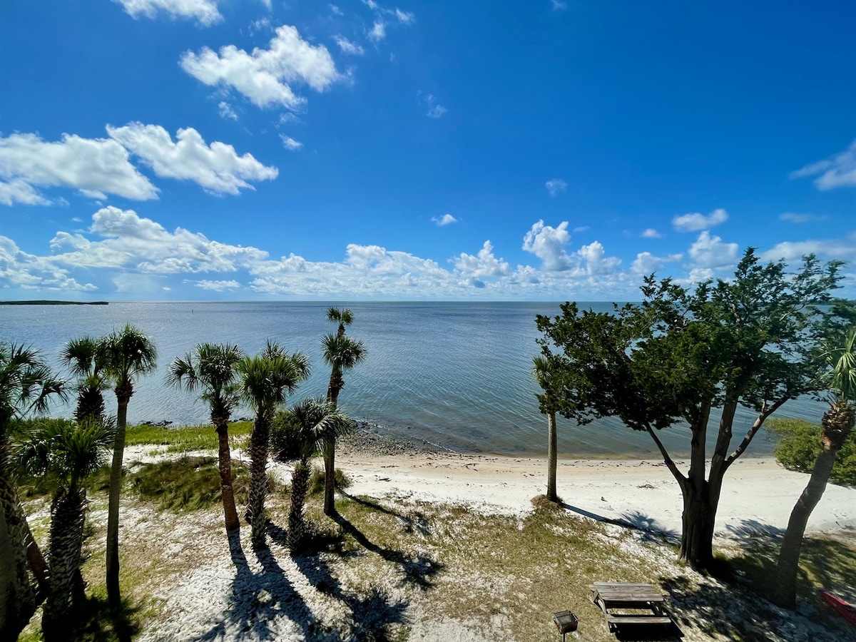 Condo with Open Water Views! Pool, Hot Tub, Beach!