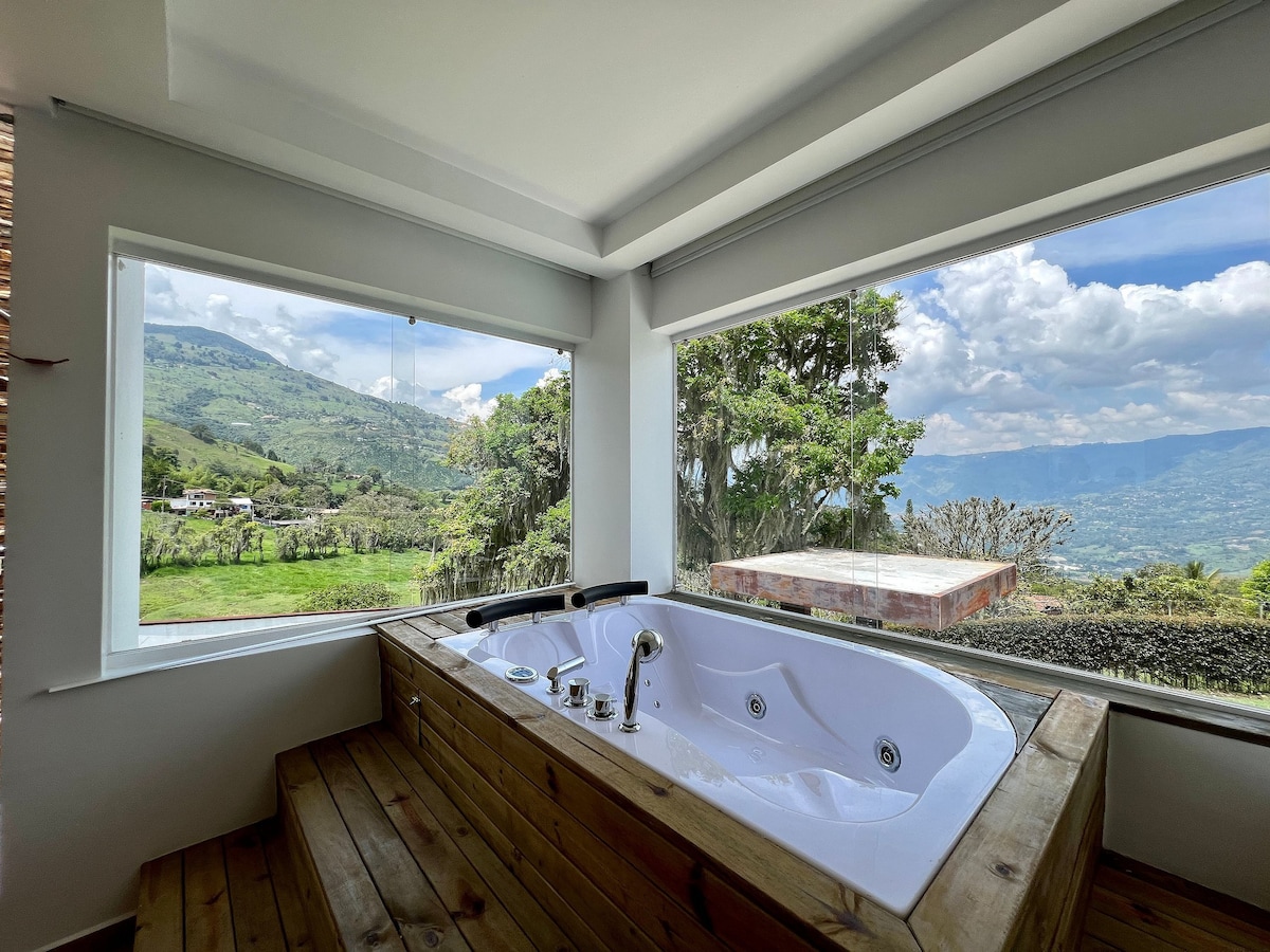 Luxury Villa near Medellin view mountains 8R9B