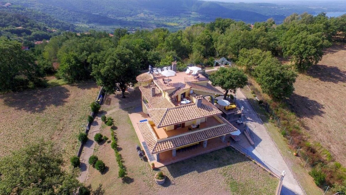 Great Villa with stunning view on the Bolsena Lake