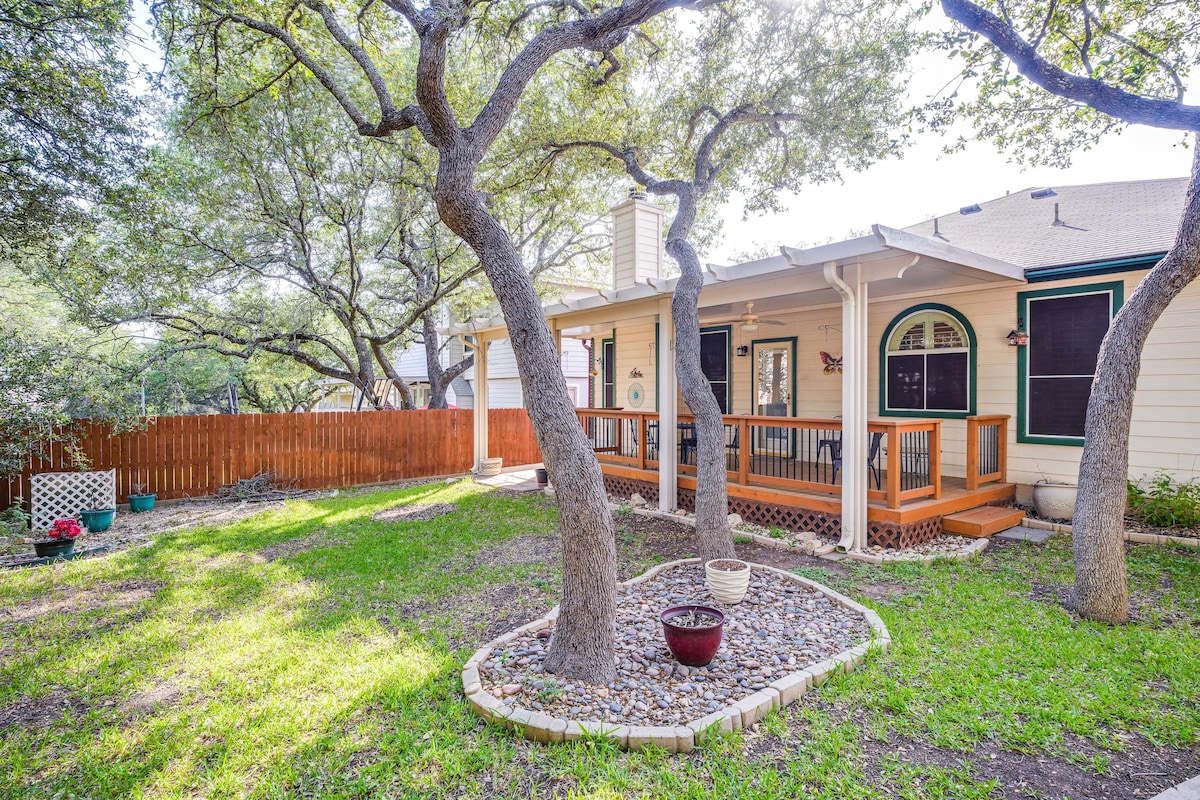 North San Antonio Vacation Rental w/ Yard & Deck!