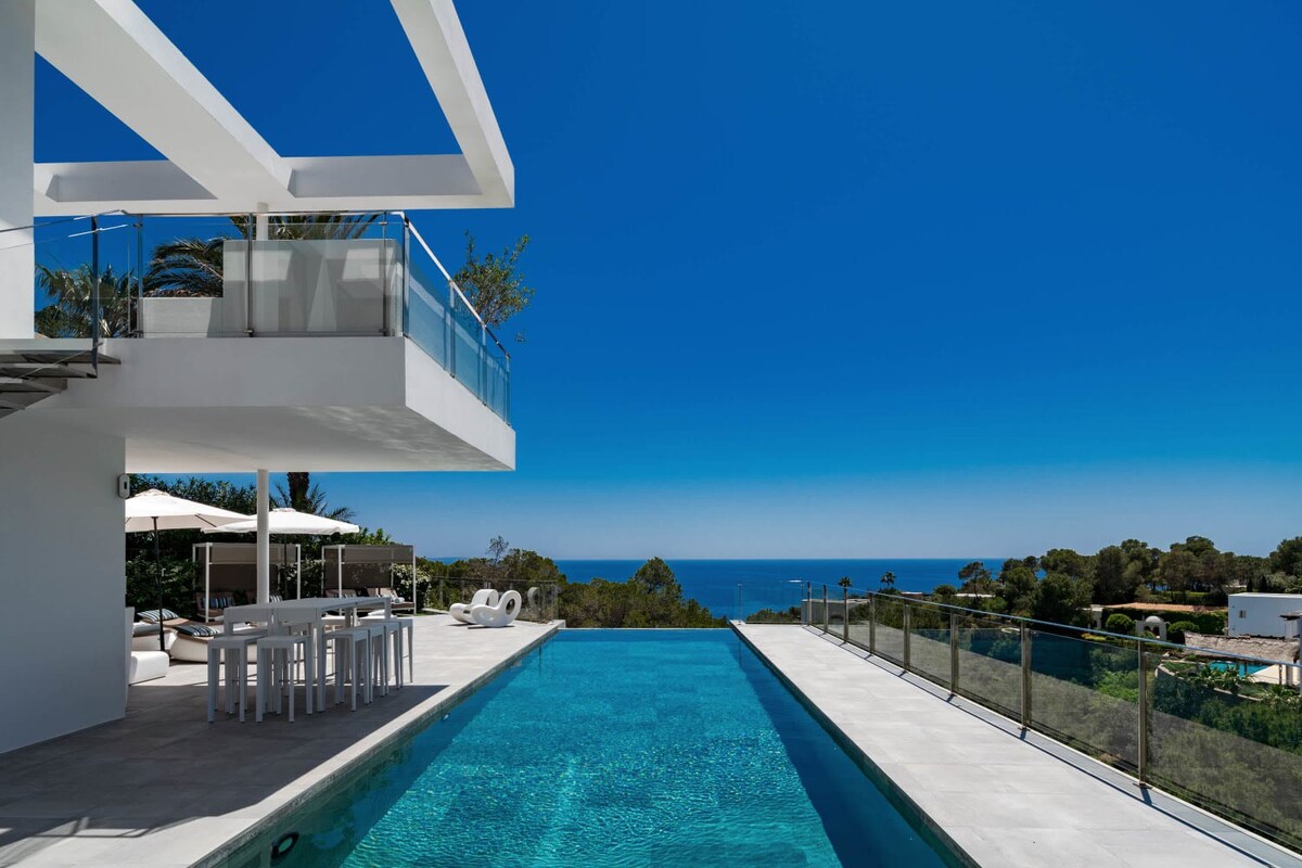 Ultra modern luxury villa with sea view in Ibiza