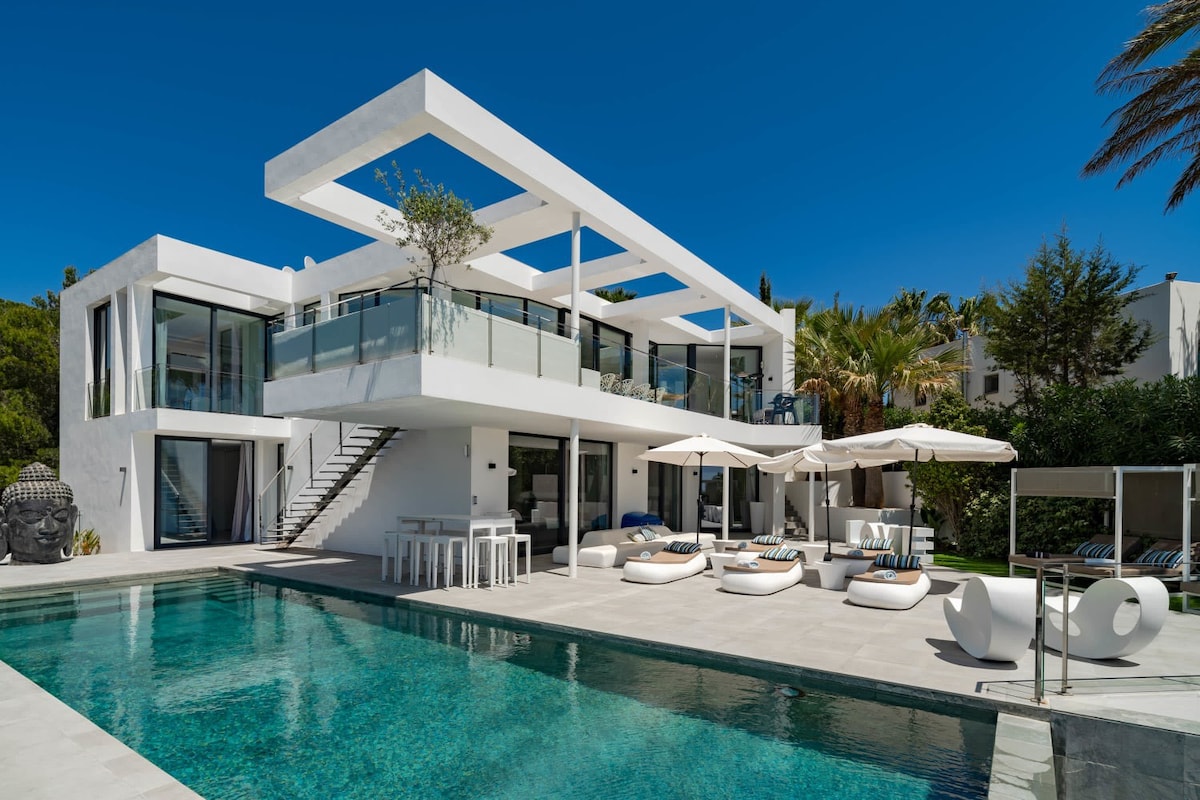 Ultra modern luxury villa with sea view in Ibiza