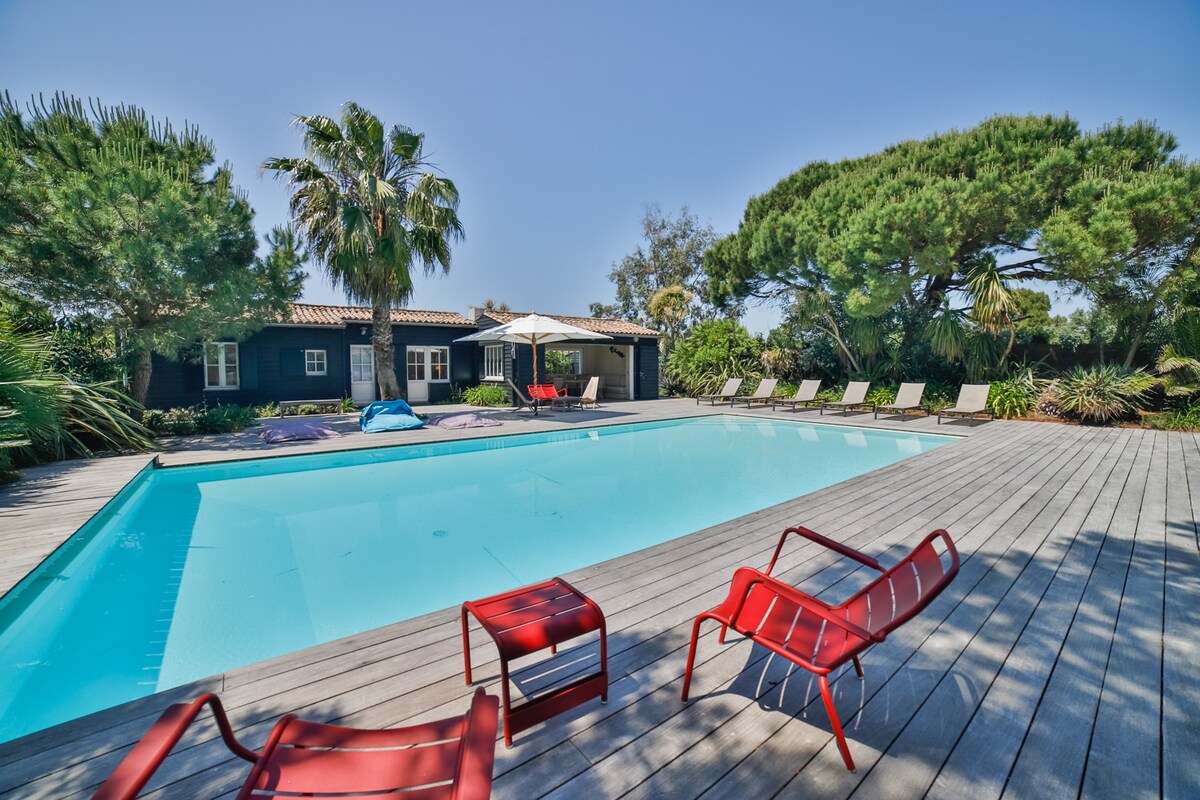 Villa du Saunier - piscine chauffée - proche plage
