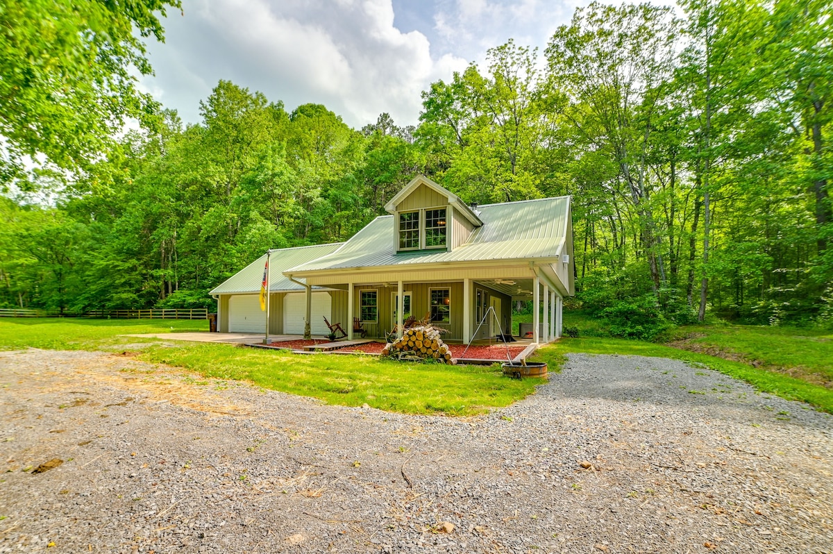 Dover Vacation Rental w/ Hot Tub & Horse Pastures