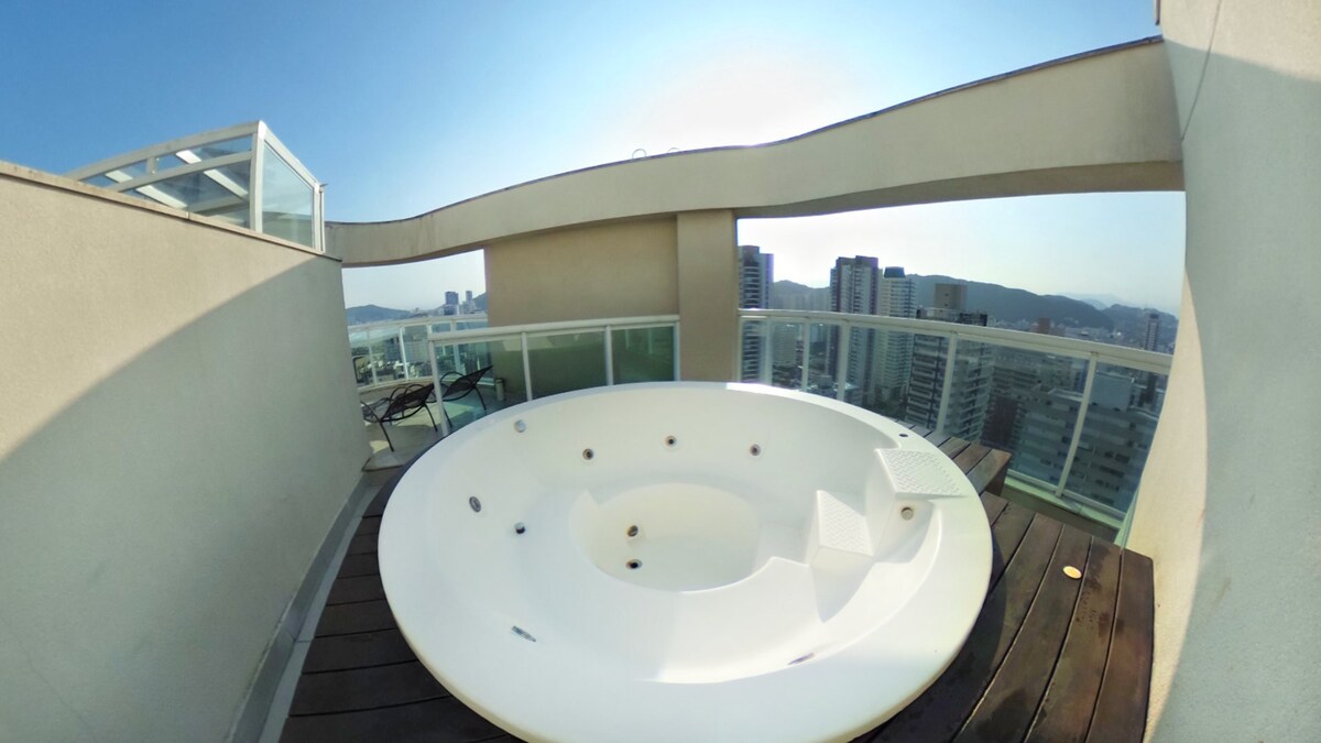 BookSantos Estanconfor 2701 — Cobertura c/ Jacuzzi