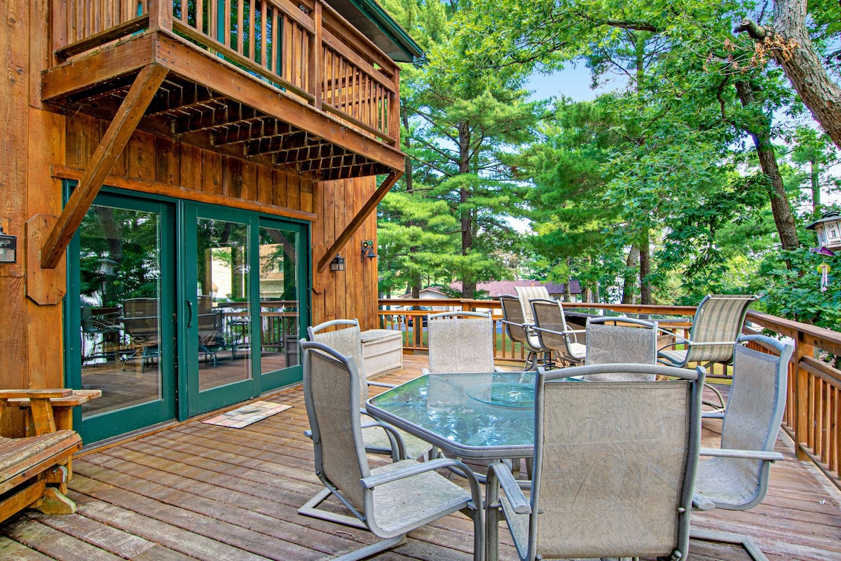 5BR Lakefront | Private Dock | Grill