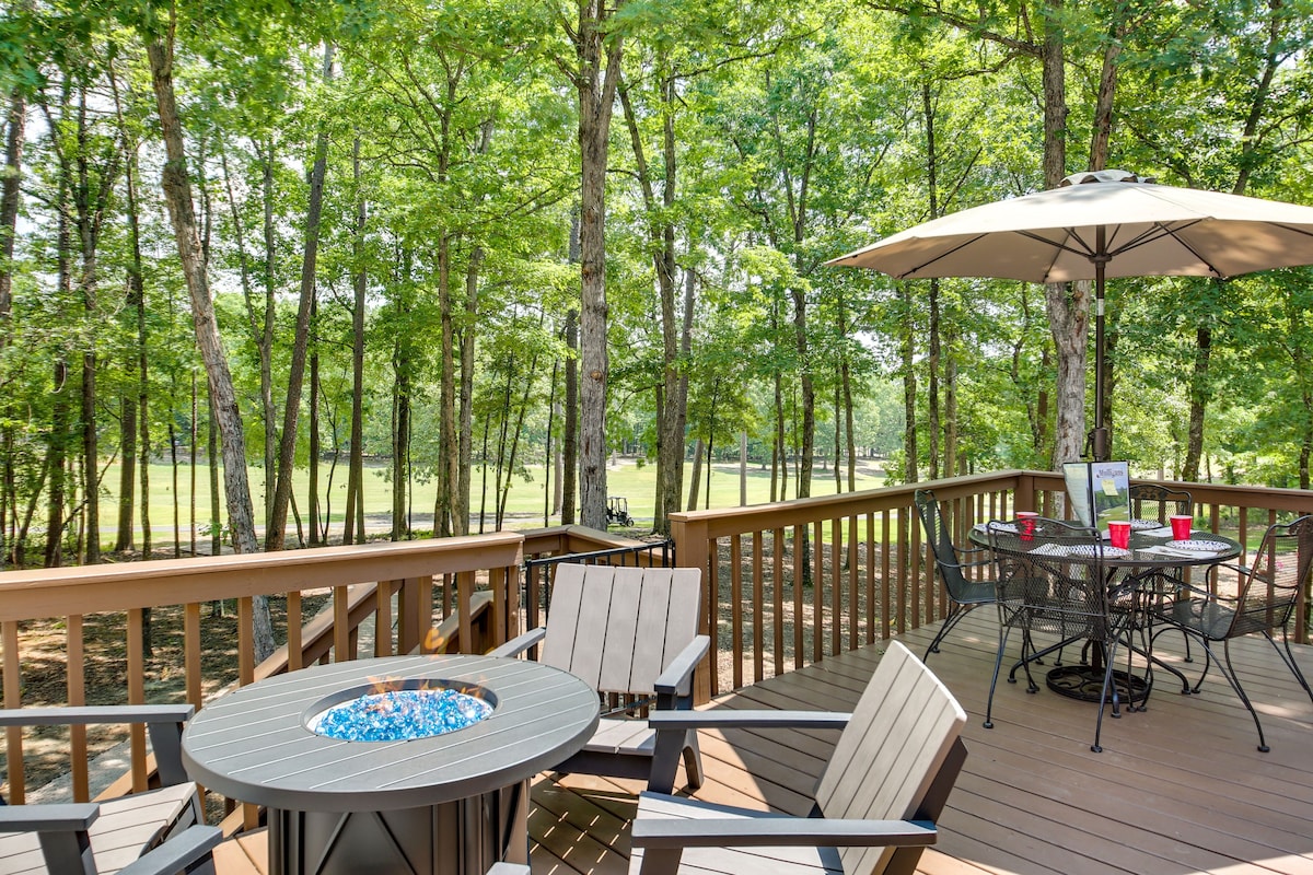 Hot Springs Village Golf Getaway w/ Deck!