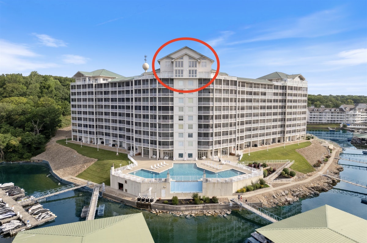 豪华Ozark顶层公寓：景观迷人， 7间卧室！