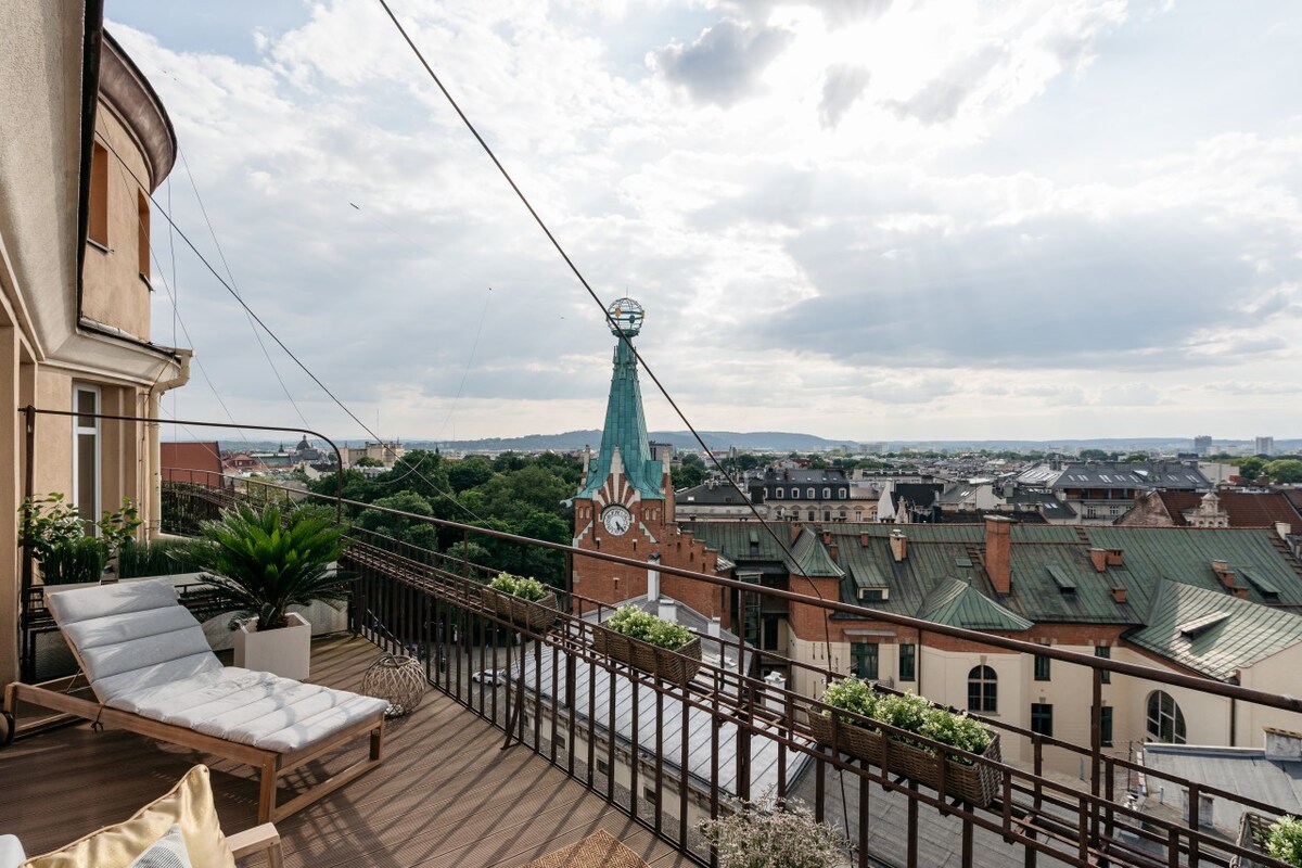 Penthouse Apartament with the Old Town view