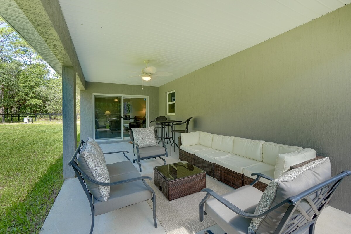 Pet-Friendly Dunnellon Home: Porch & Fenced Yard!