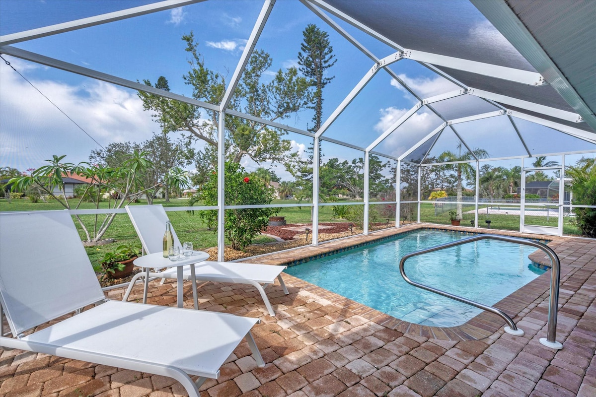 Punta Gorda Isles South Facing Pool, Dog Friendly